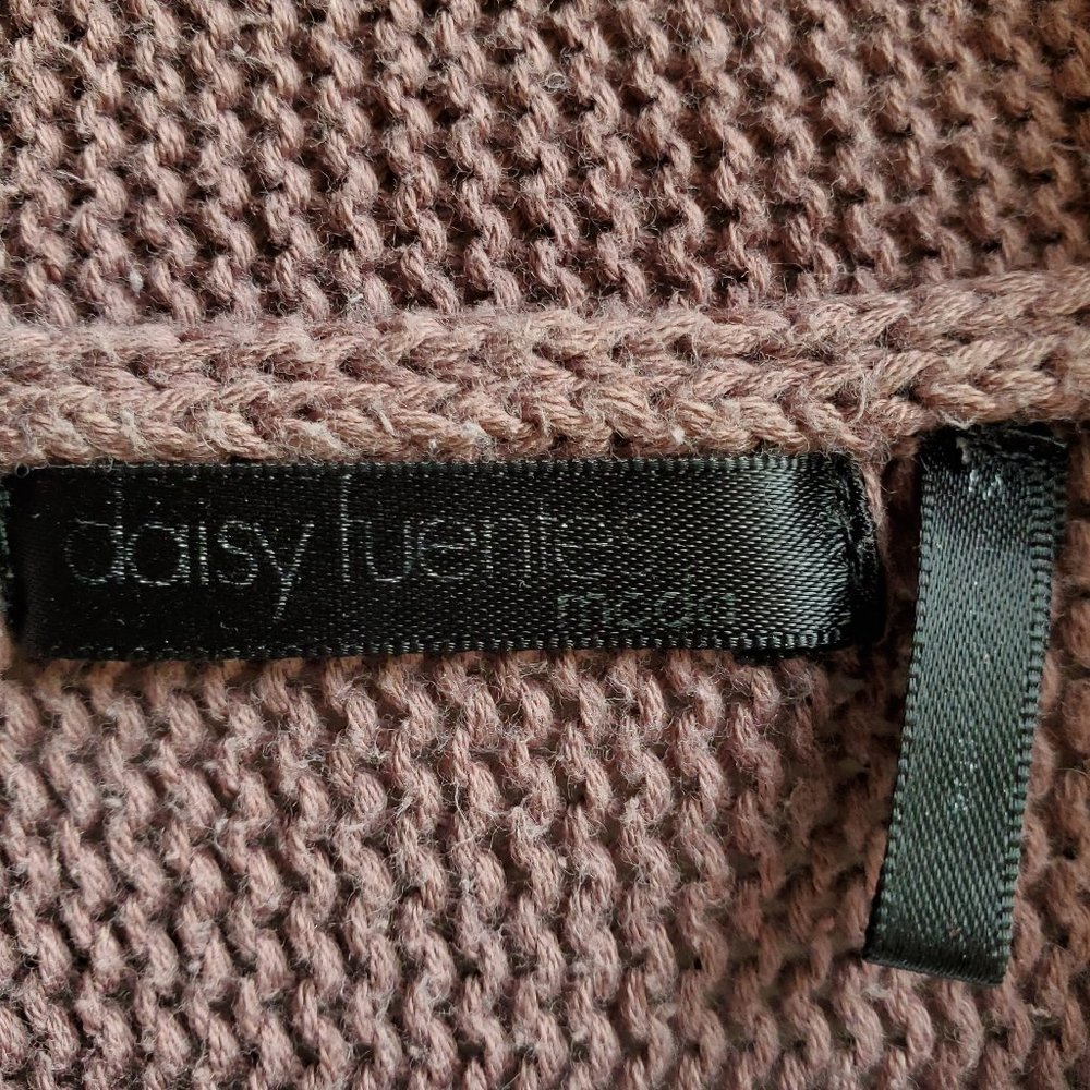 Daisy Fuentes Mauve Open Cardigan Size Medium - Picture 8 of 14